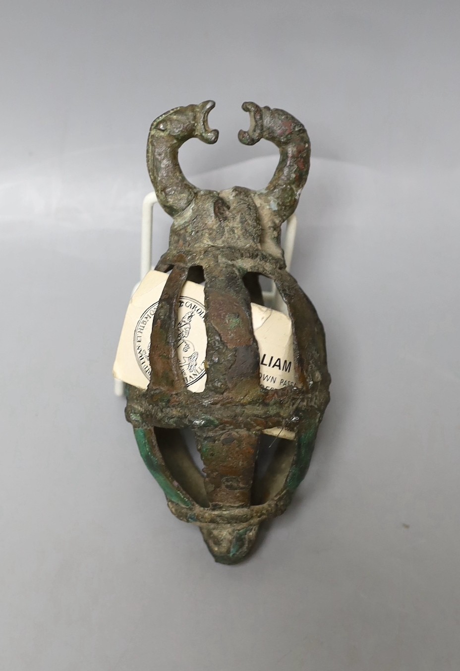 A pre-Islamic bronze harness bell